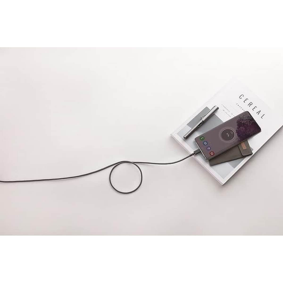 أنكر أسود كابل PowerLine Select+ USB-C إلى USB-C بطول 3 قدم