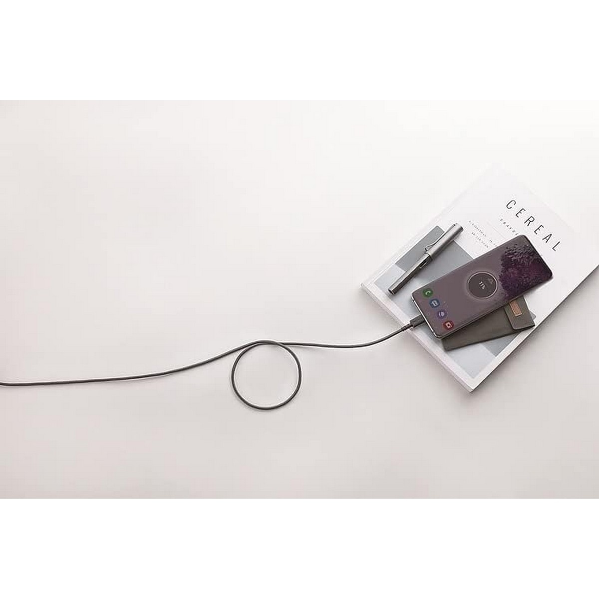 أنكر أسود كابل PowerLine Select+ USB-C إلى USB-C بطول 3 قدم