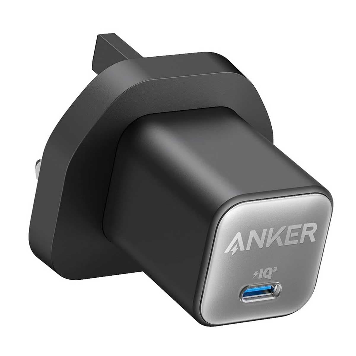 Anker Black 511 Nano 3 PowerIQ 3.0 30W USB-C Wall Charger