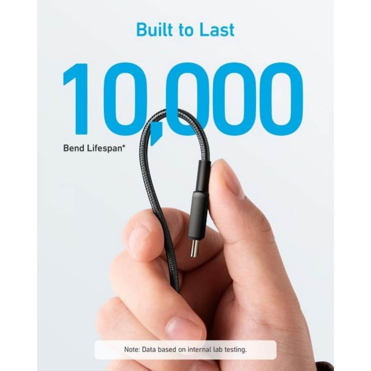 Anker Black 6ft 322 Nylon Braided USB-C to USB-C Cable
