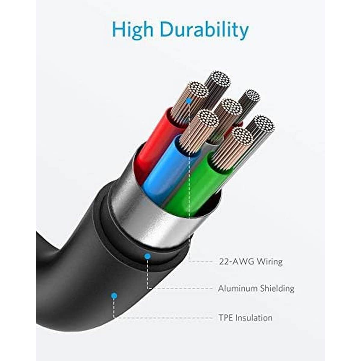 Anker Black PowerLine Select+ C89 USB-A to Lightning Cable