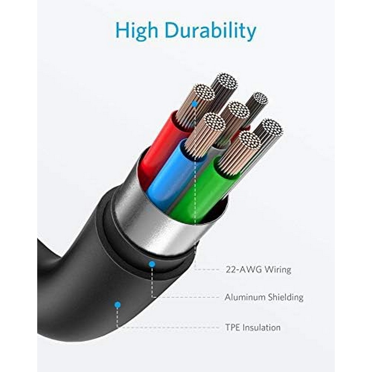 Anker Black PowerLine Select+ C89 USB-A to Lightning Cable