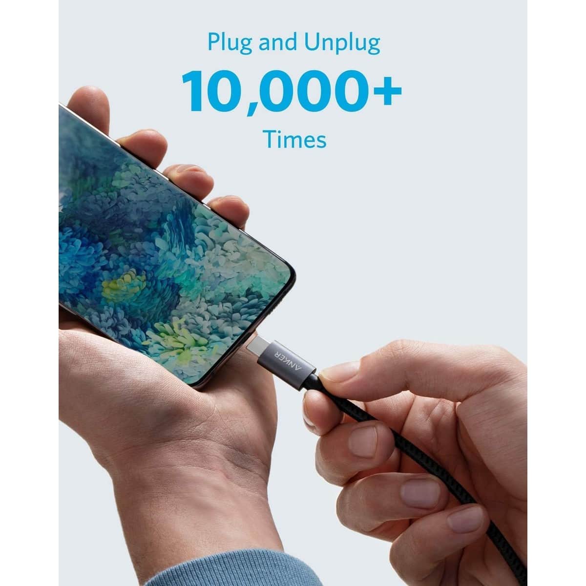أنكر أسود كابل USB-C إلى HDMI بطول 6 قدم