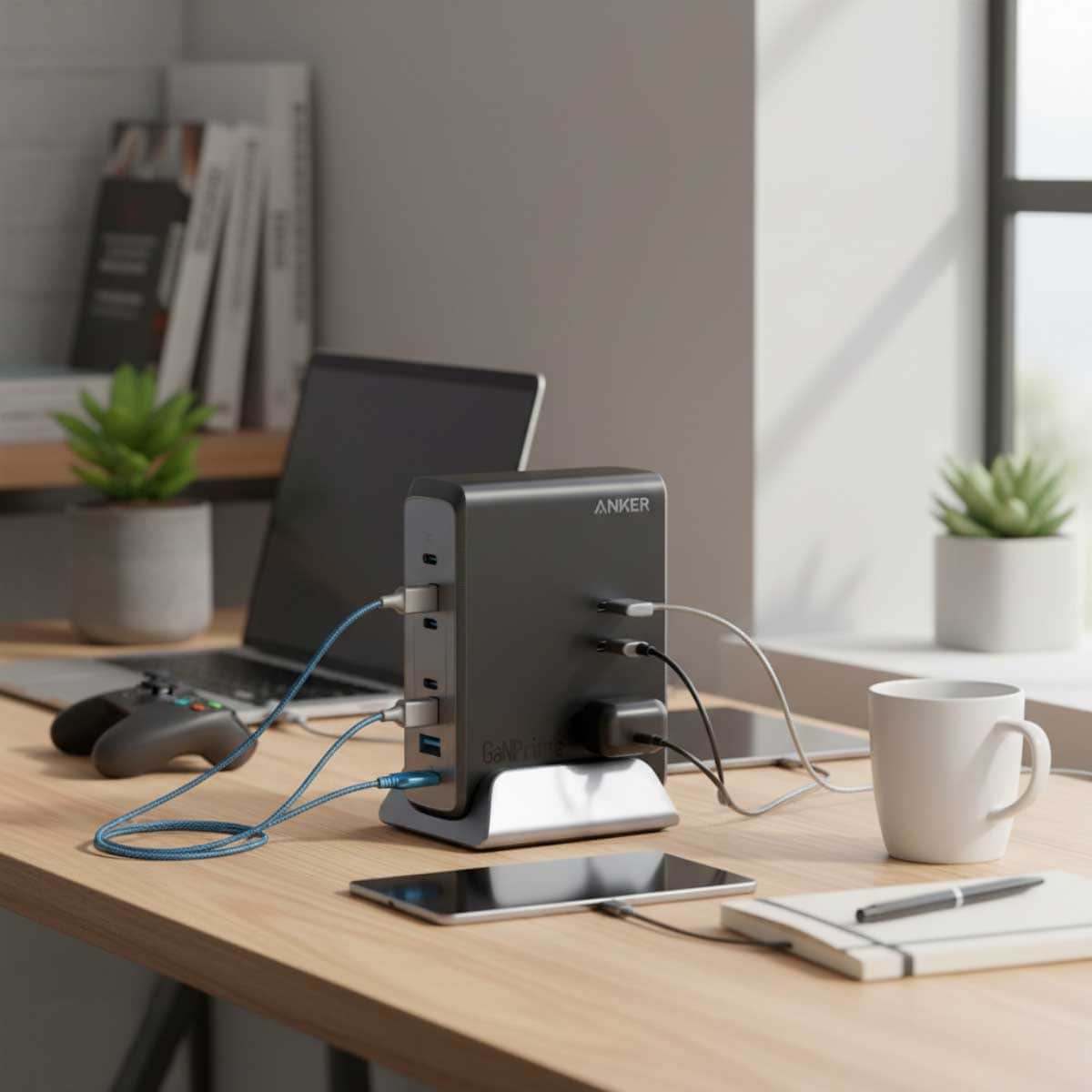 Anker Black 749 GaN III PD 240W 4-Port USB-C & USB-A Charger