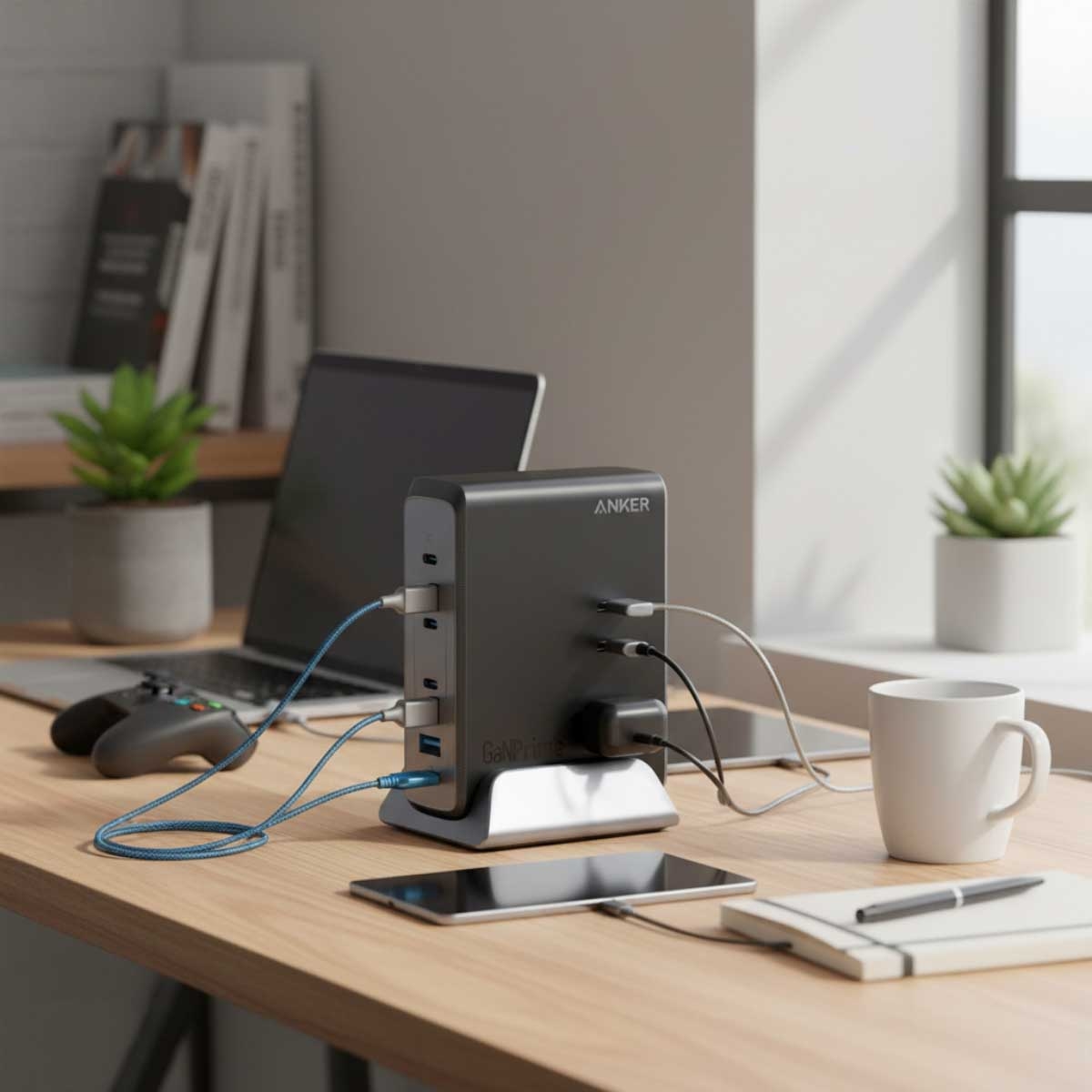 Anker Black 749 GaN III PD 240W 4-Port USB-C & USB-A Charger
