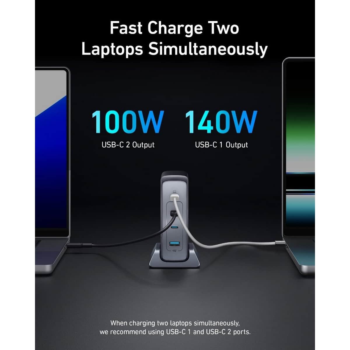 Anker Black 749 GaN III PD 240W 4-Port USB-C & USB-A Charger