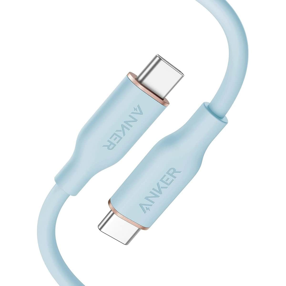 أنكر كابل PowerLine III Flow USB-C إلى USB-C بطول 6 قدم