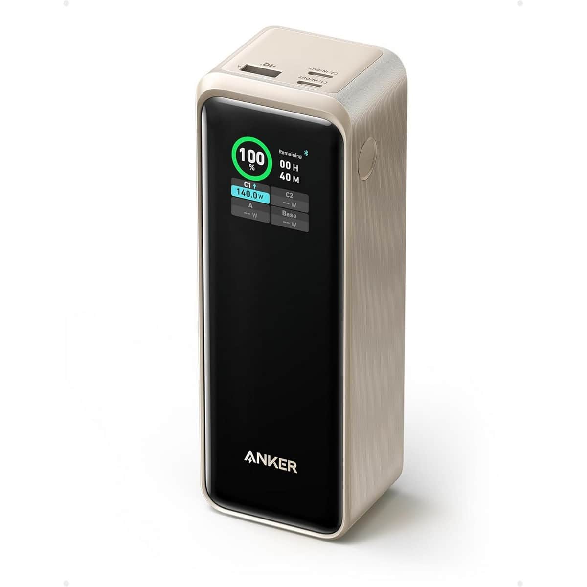 أنكر ذهبي باور بانك 737 بسعة 27650mAh وقدرة 250 واط