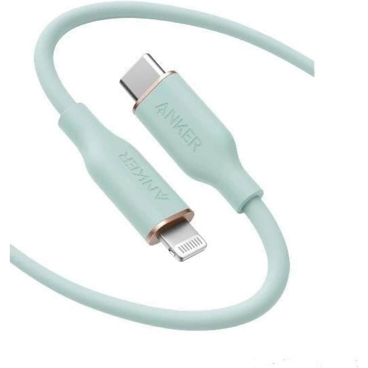 أنكر كابل PowerLine III Flow USB-C إلى لايتنينج بطول 3 قدم