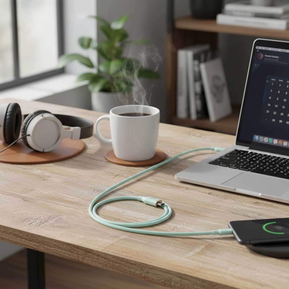 أنكر كابل PowerLine III Flow USB-C إلى لايتنينج بطول 3 قدم