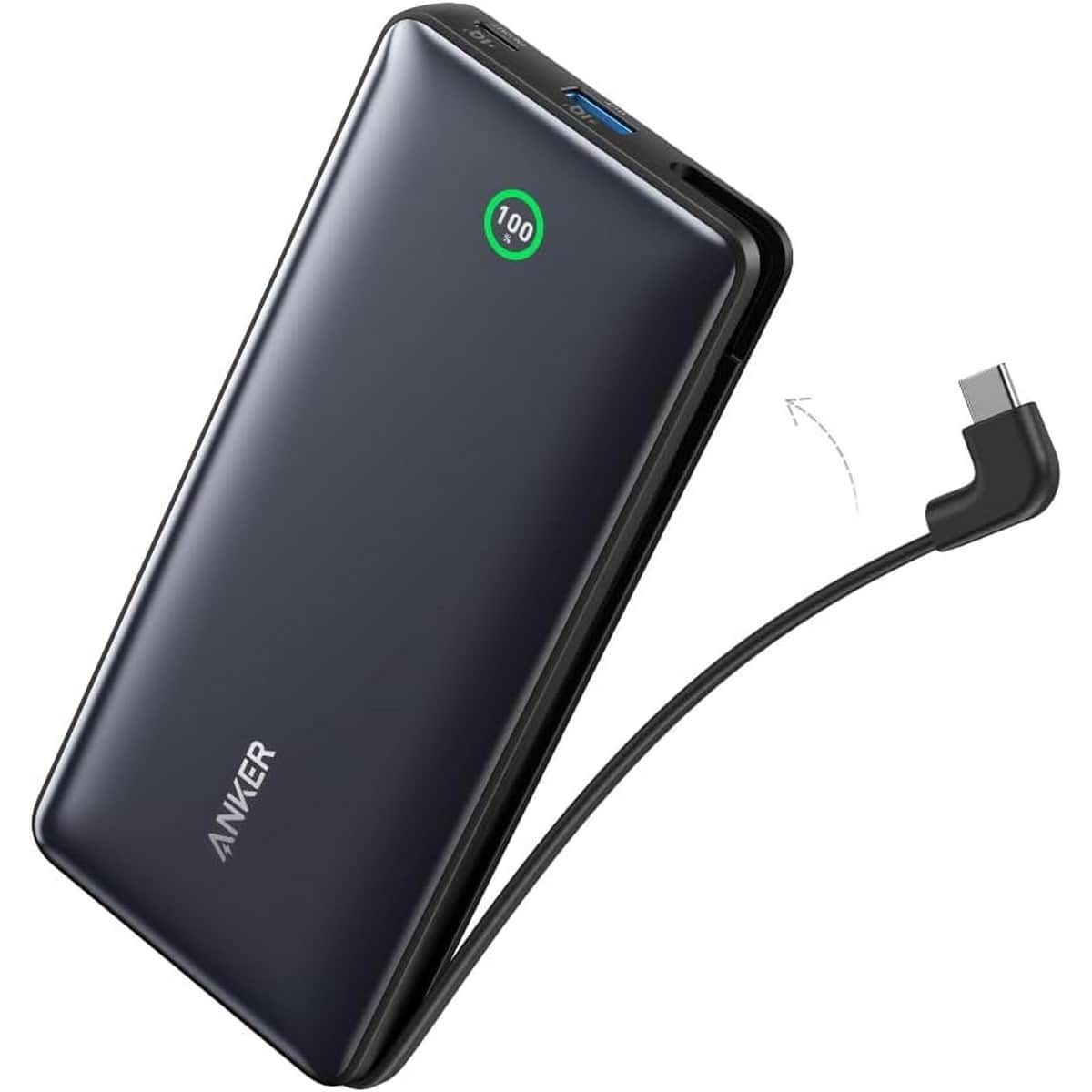 Anker Nano 20000mAh 30W Built-In USB-C Cable Power Bank