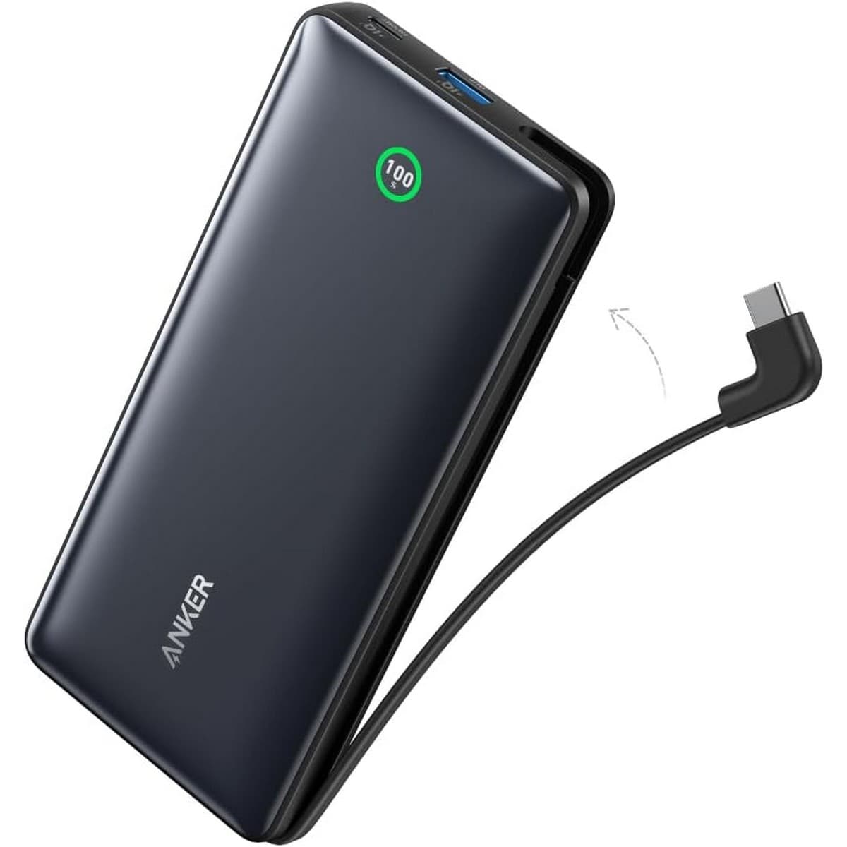 Anker Nano 20000mAh 30W Built-In USB-C Cable Power Bank