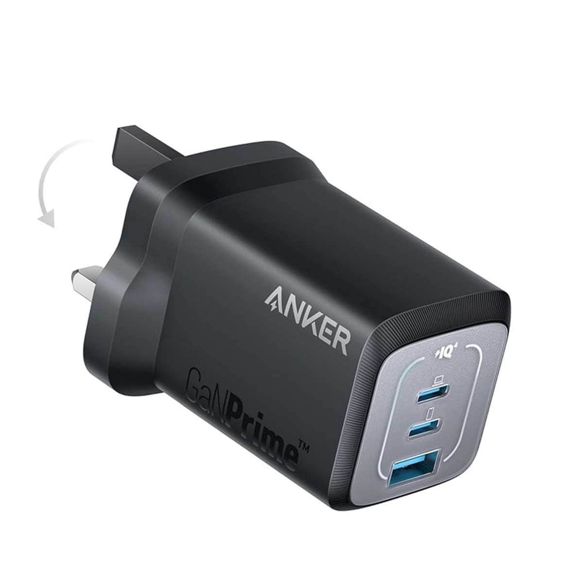 Anker PowerIQ 4.0 GaNPrime 67W 3-Port USB-C & USB-A Wall Charger