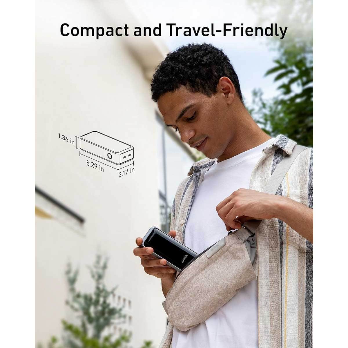 أنكر باور بانك Prime بسعة 12000mAh وقدرة 130 واط