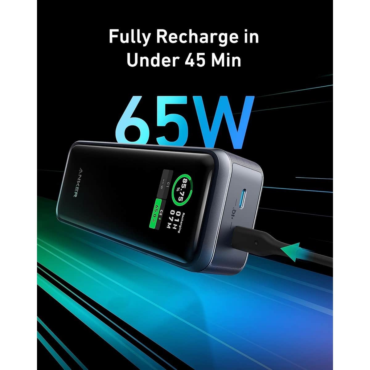 أنكر باور بانك Prime بسعة 12000mAh وقدرة 130 واط