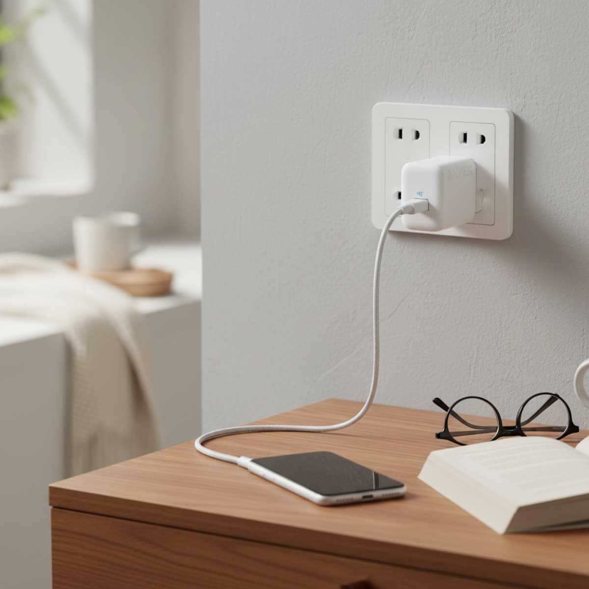 أنكر شاحن حائط 312 PowerIQ 3.0 USB-C بقدرة 30 واط