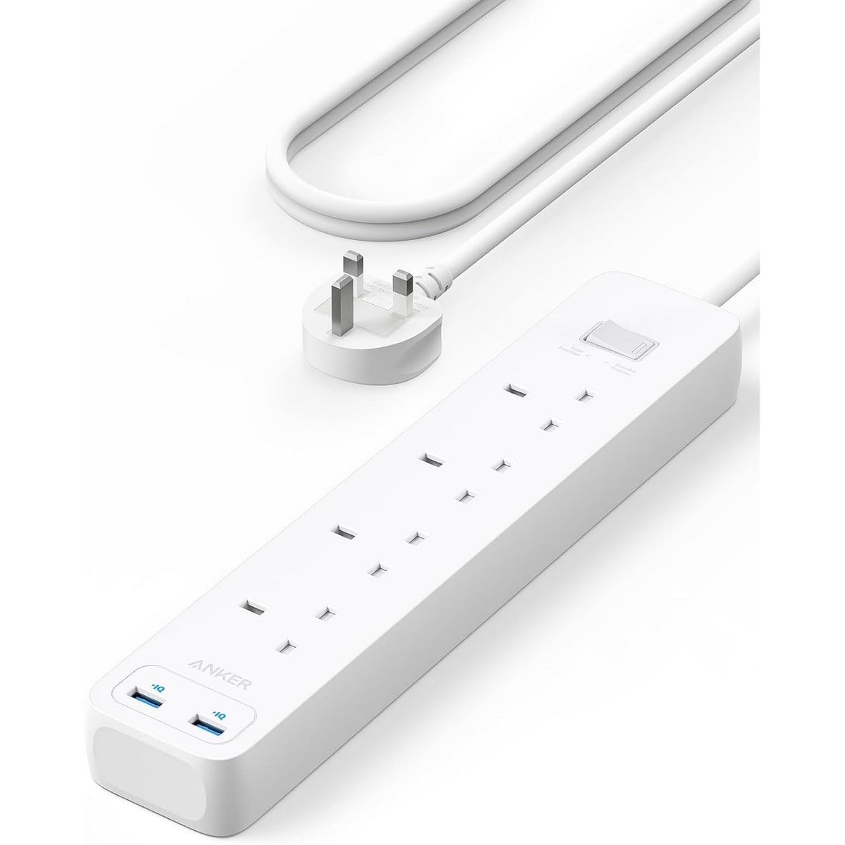 Anker White 322 USB Power Strip