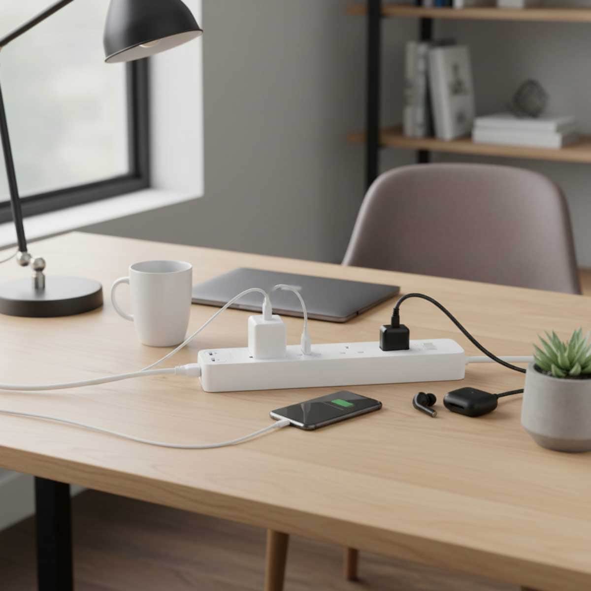 أنكر أبيض مشترك كهربائي 322 USB