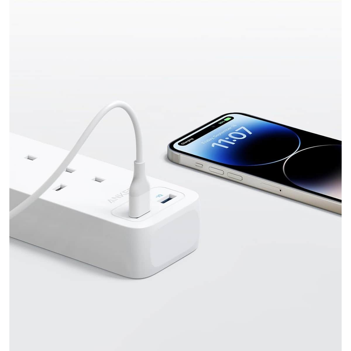 أنكر أبيض مشترك كهربائي 322 USB