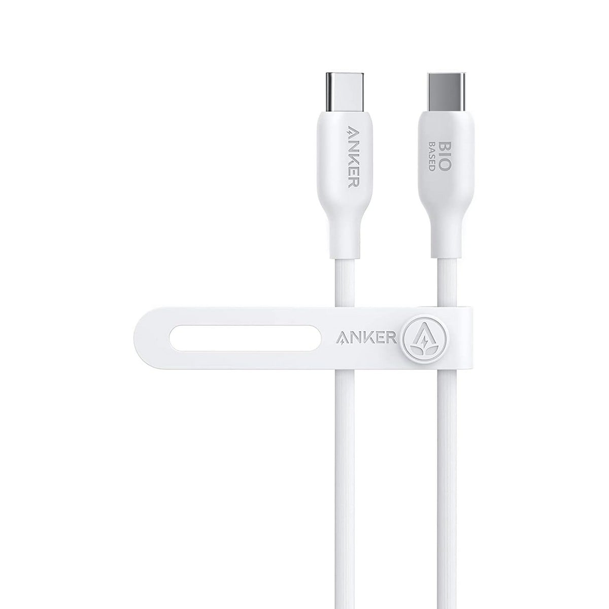 أنكر أبيض كابل 544 صديق للبيئة USB-C إلى USB-C بطول 3 قدم