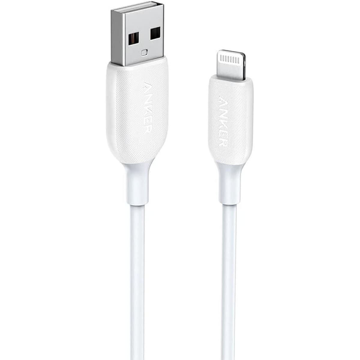 Anker White 3ft PowerLine II 25000+ Life USB-A to Lightning Cable
