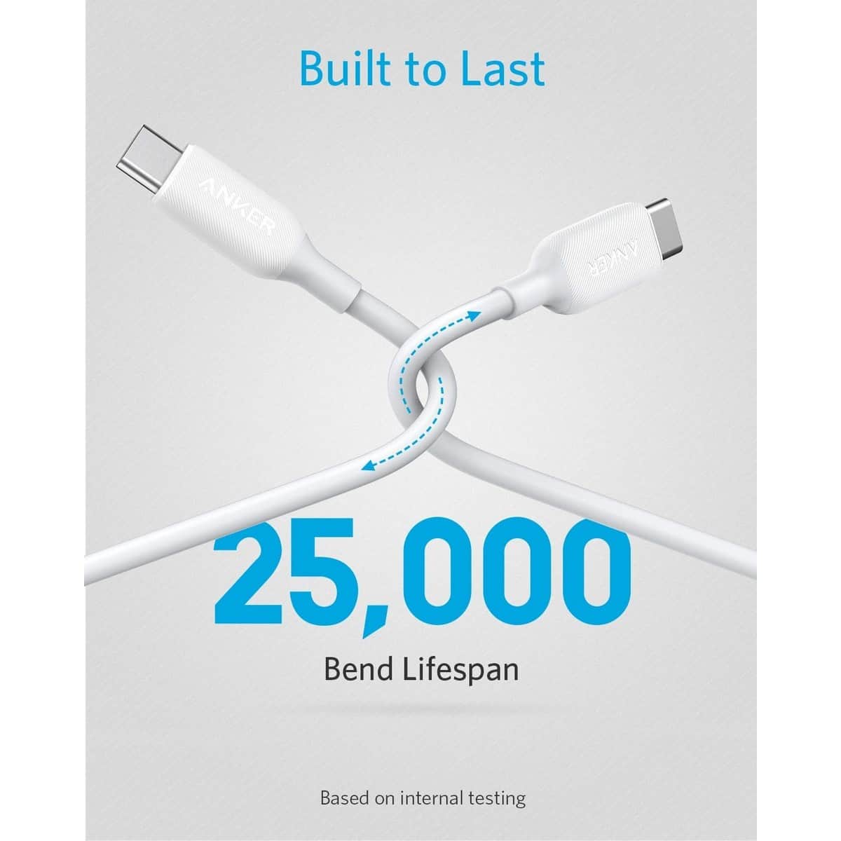 أنكر كابل PowerLine III USB-C إلى USB-C بطول 3 قدم