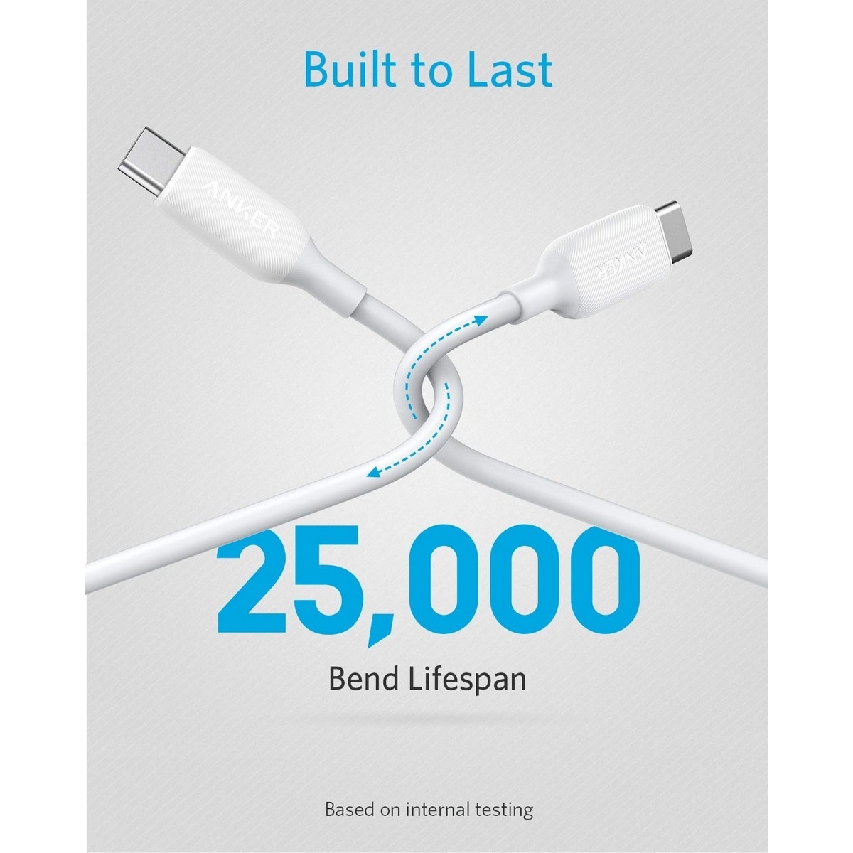 أنكر كابل PowerLine III USB-C إلى USB-C بطول 3 قدم
