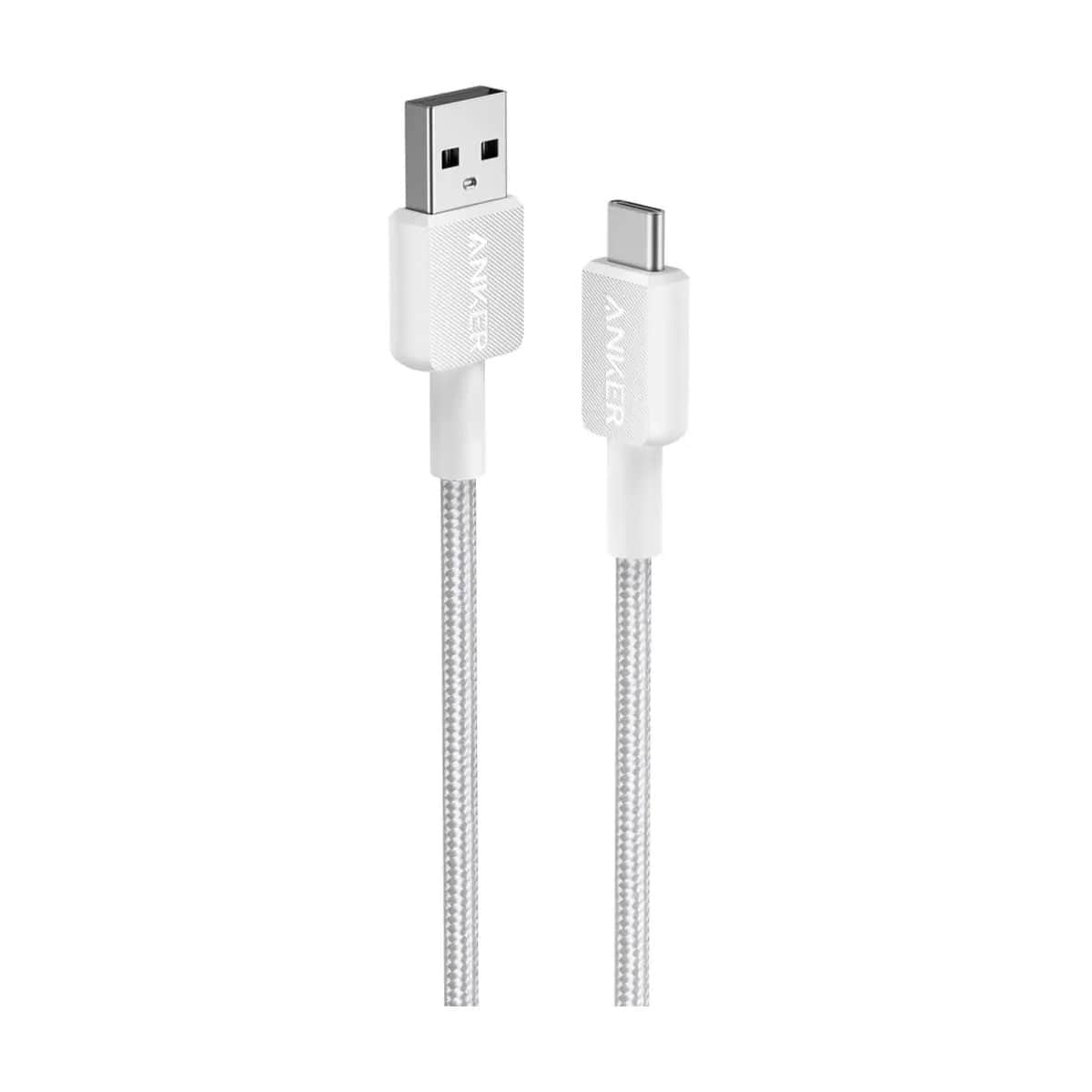 أنكر كابل 322 نايلون مجدول USB-A إلى USB-C بطول 3 قدم