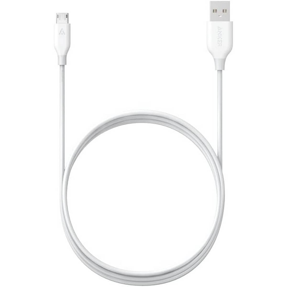 Anker White 6ft PowerLine USB-A to Micro-USB Cable