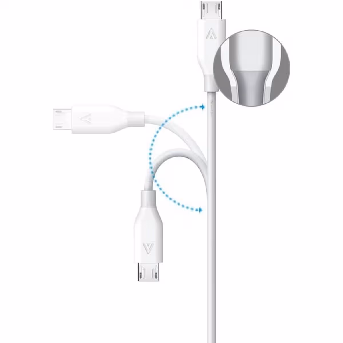 أنكر كابل PowerLine USB-A إلى Micro-USB بطول 3 قدم