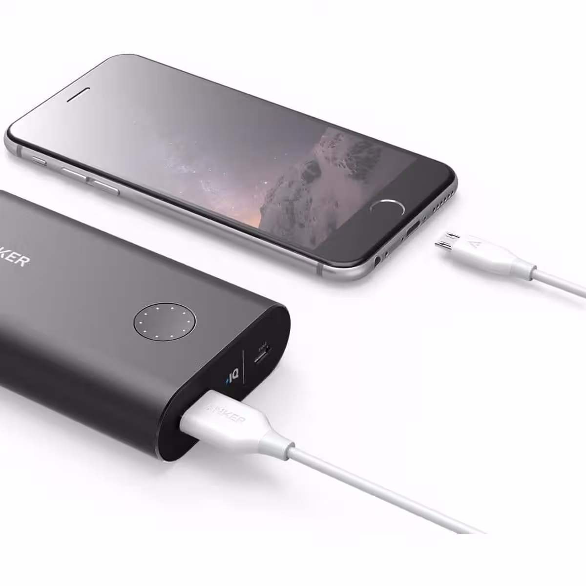أنكر كابل PowerLine USB-A إلى Micro-USB بطول 3 قدم