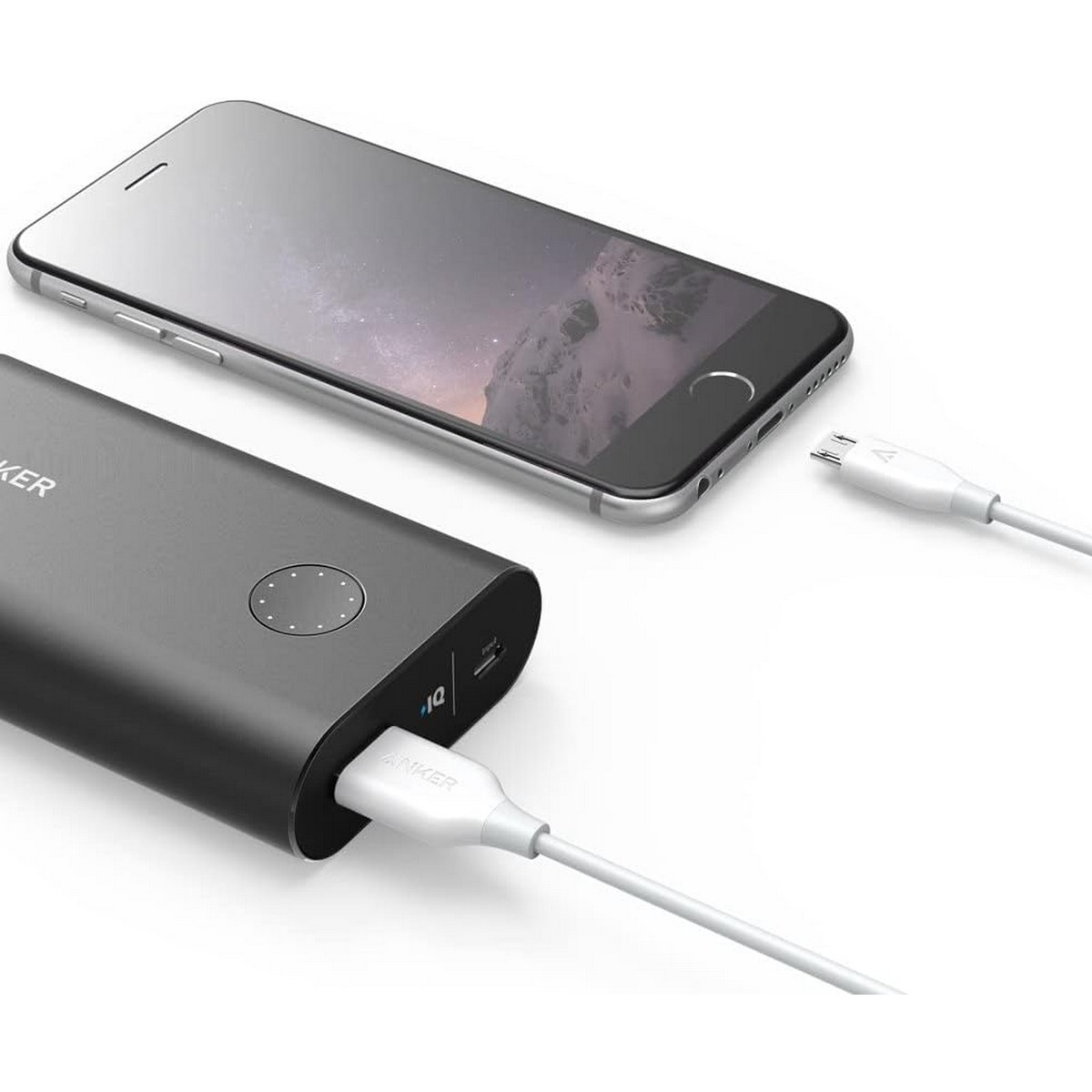 أنكر كابل PowerLine USB-A إلى Micro-USB بطول 3 قدم