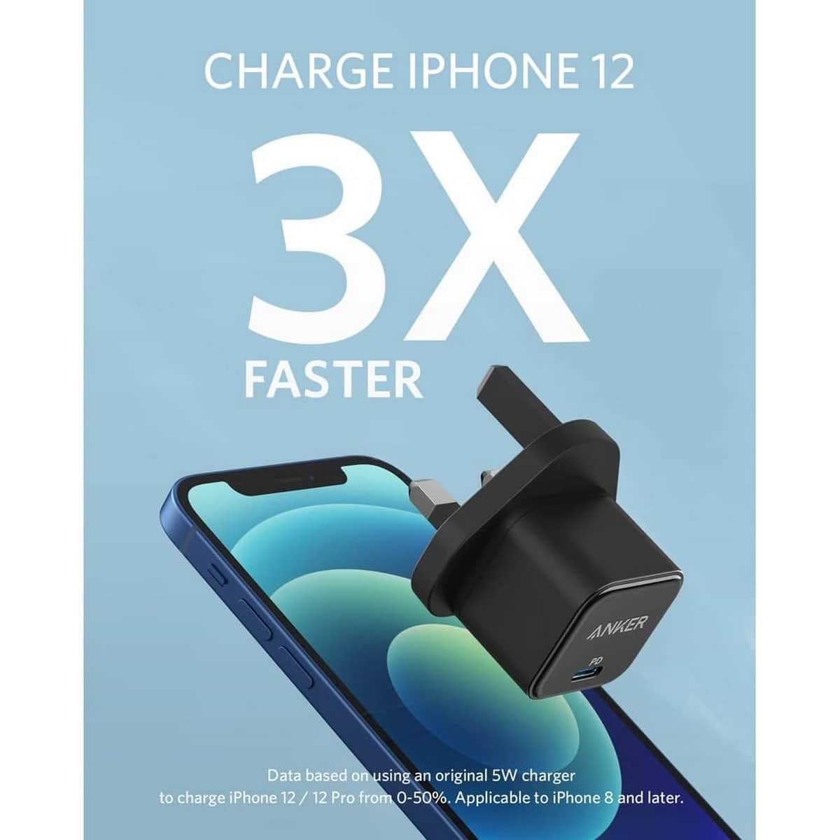أنكر شاحن حائط PowerPort III Cube USB-C بقدرة 20 واط