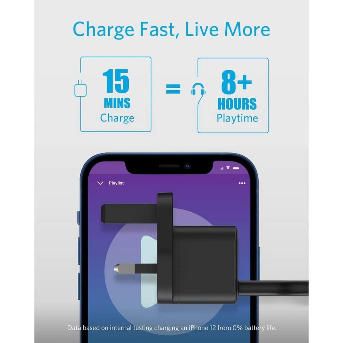 أنكر شاحن حائط PowerPort III Cube USB-C بقدرة 20 واط