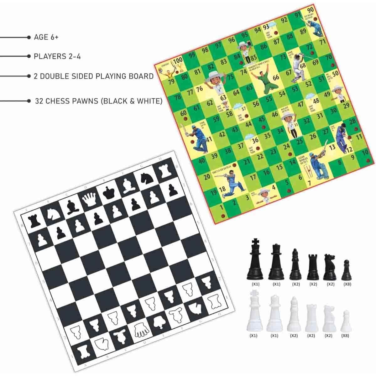 Ankit Toys 10-in-1 & 4-in-1 Family Board Game Bundle Pack Unisex, 5-7 Years