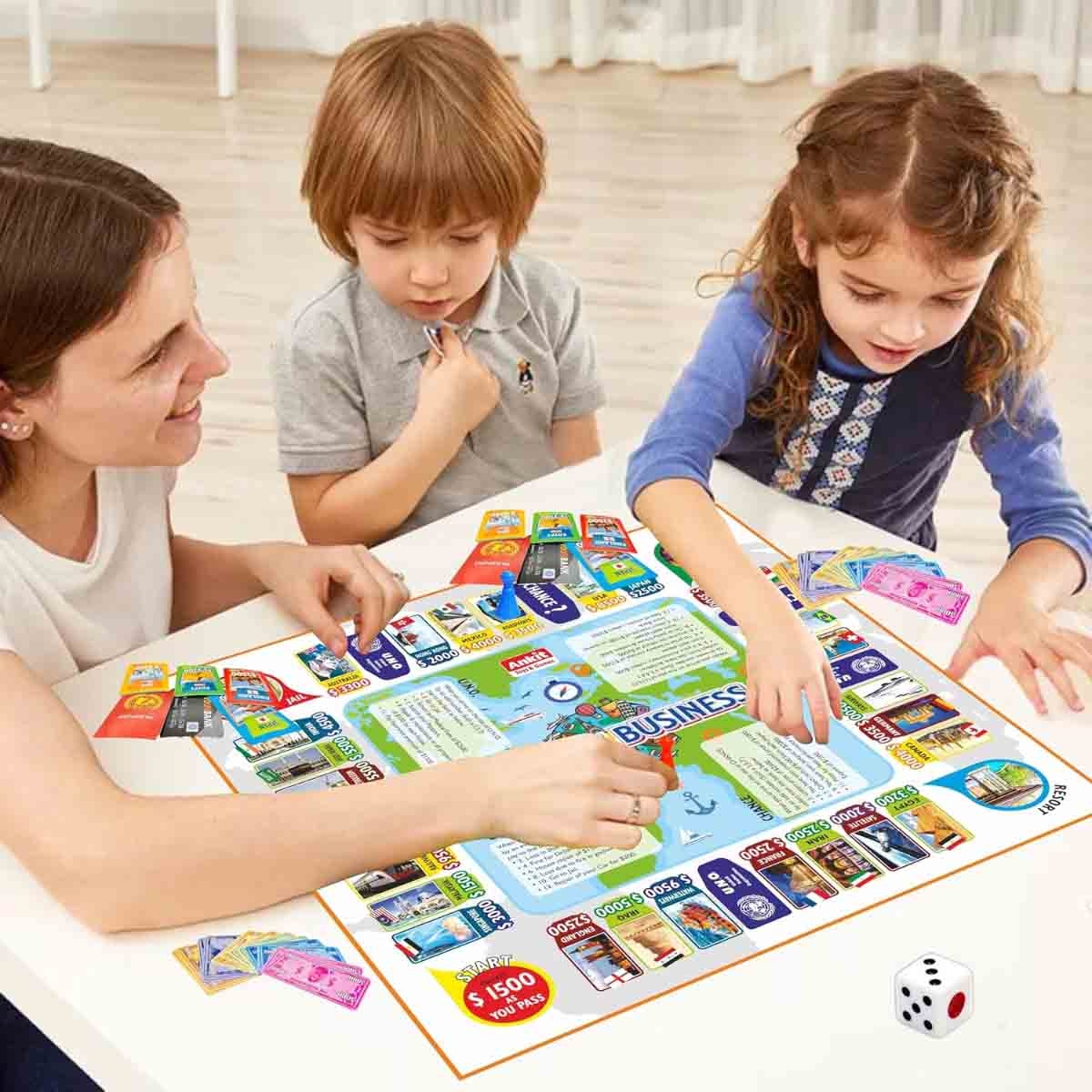 Ankit Toys 15″ International Business Board Game Unisex, 5-7 Years