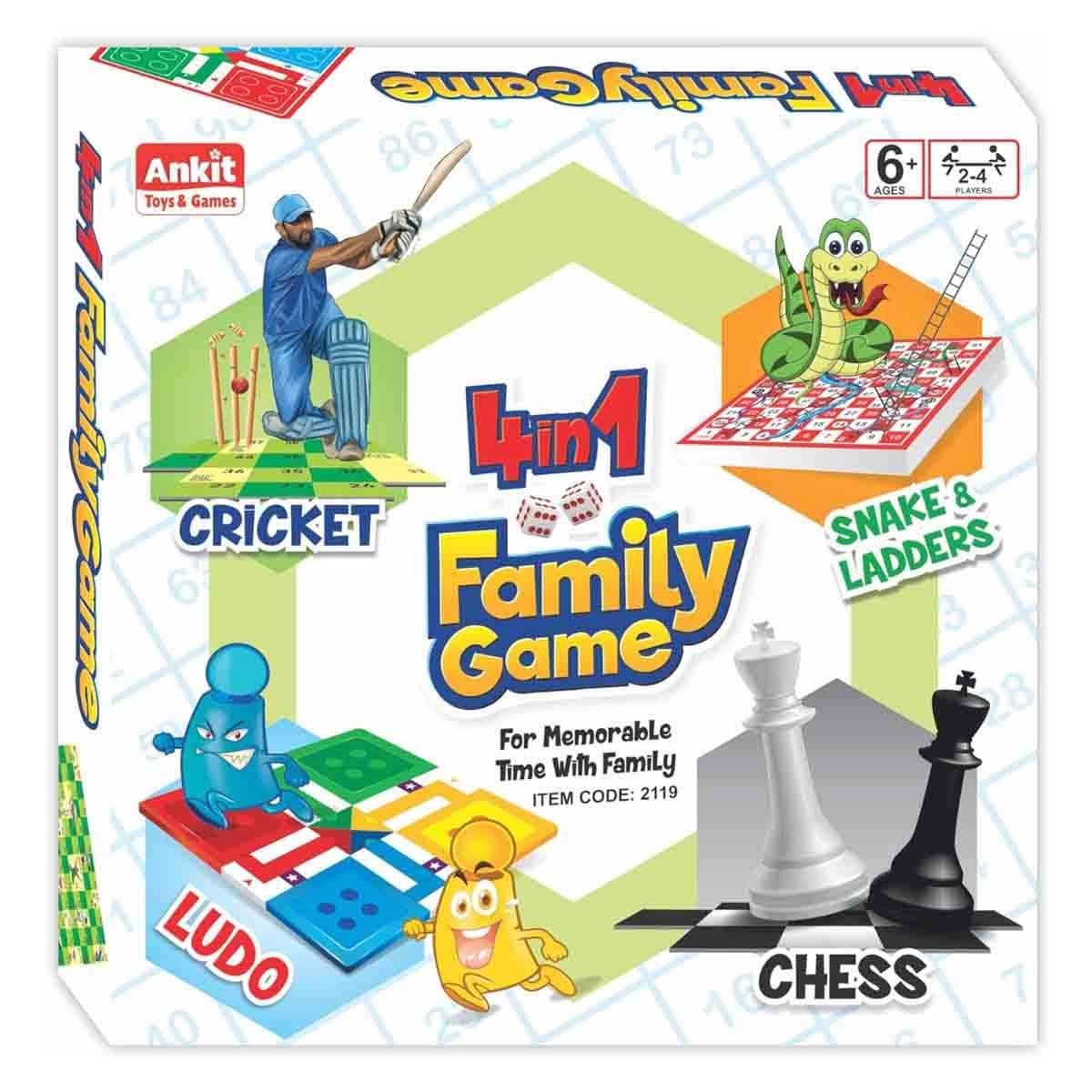 Ankit Toys 4 in 1 Board Game & Monopoly Classic Bundle Pack Unisex, 8-10 Years