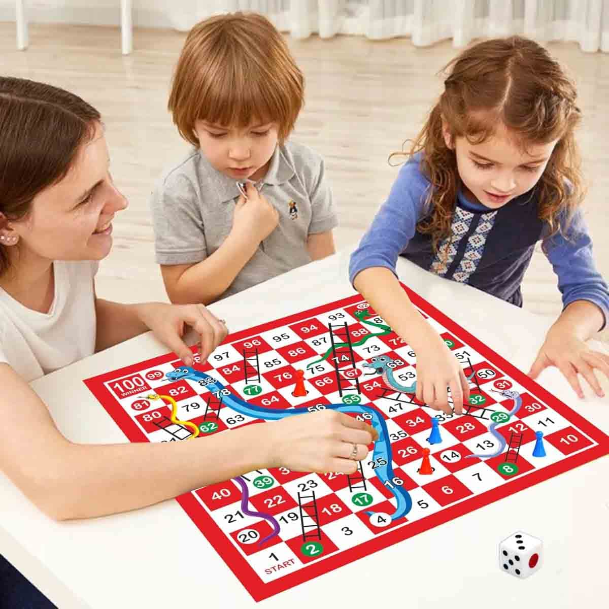 أنكت تويز لعبة 4 في 1 لوحية عائلية للجنسين من عمر 5 إلى 7 سنوات
