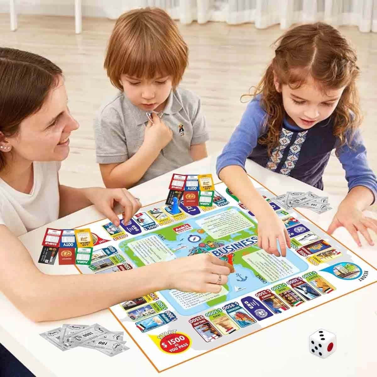 أنكيت تويز مجموعة لعبة البزنس مع لعبة المتضادات التعليمية + لغز من رافنسبورجر، للجنسين، 8-10 سنوات