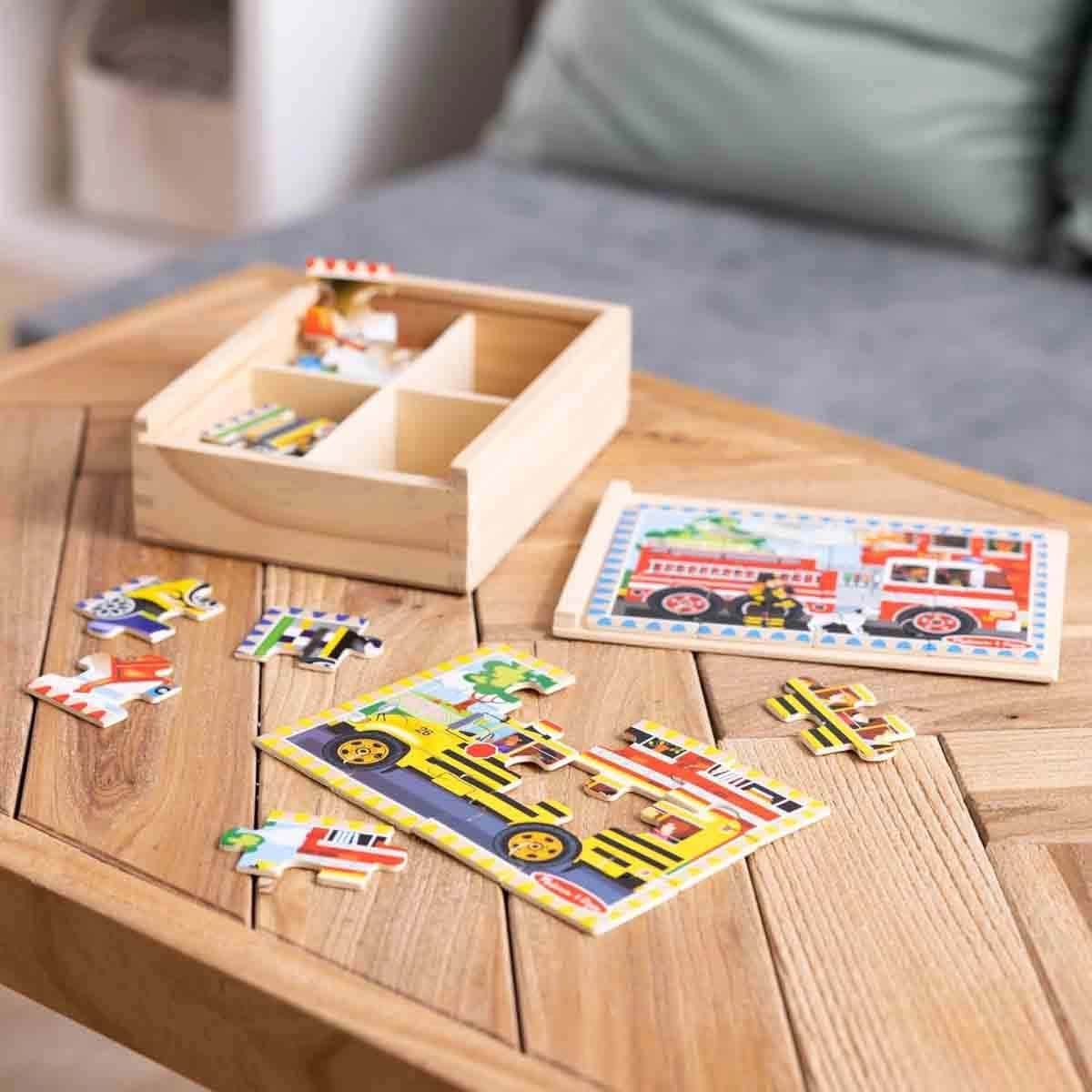 Ankit Toys Chess with Early Learner Opposites + Ravensburger Dream Big + Melissa & Doug Puzzle Bundle Unisex, 8-10 Years