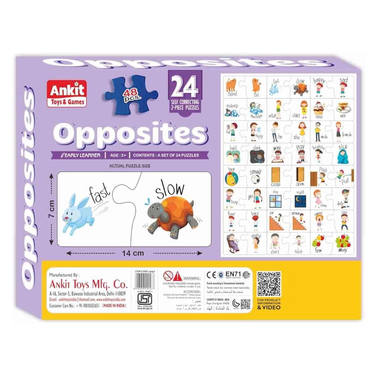 Ankit Toys Chess with Early Learner Opposites + Ravensburger Dream Big + Melissa & Doug Puzzle Bundle Unisex, 8-10 Years