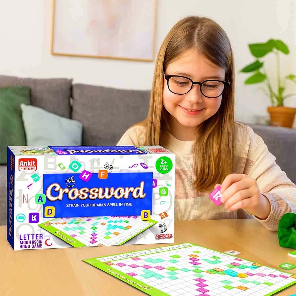 Ankit Toys Crossword Game + Ravensburger Disney Palace & Educa Puzzle Bundle Unisex, 13+ Years