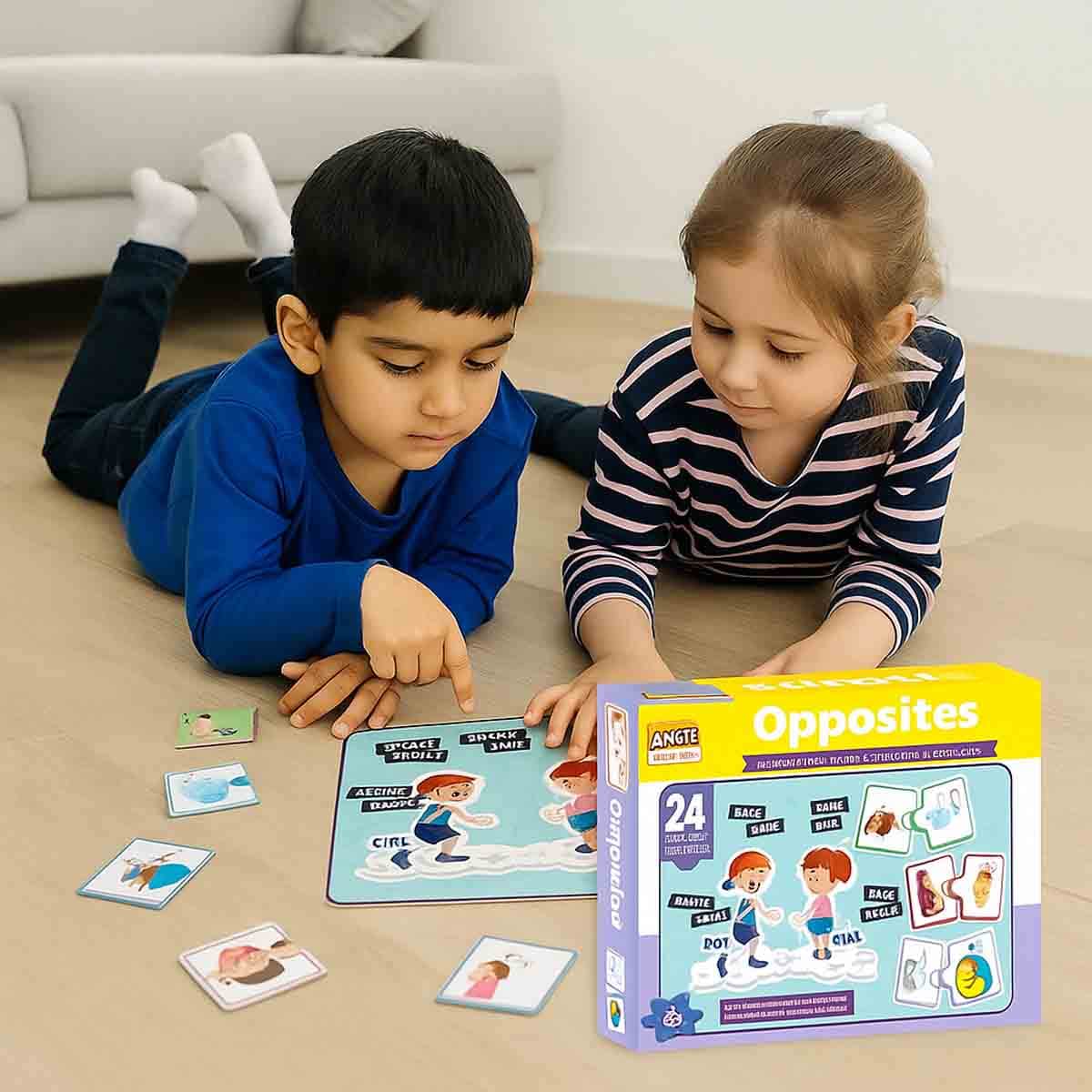 Ankit Toys Early Learner Opposites Jigsaw Puzzle Unisex, 3-4 Years