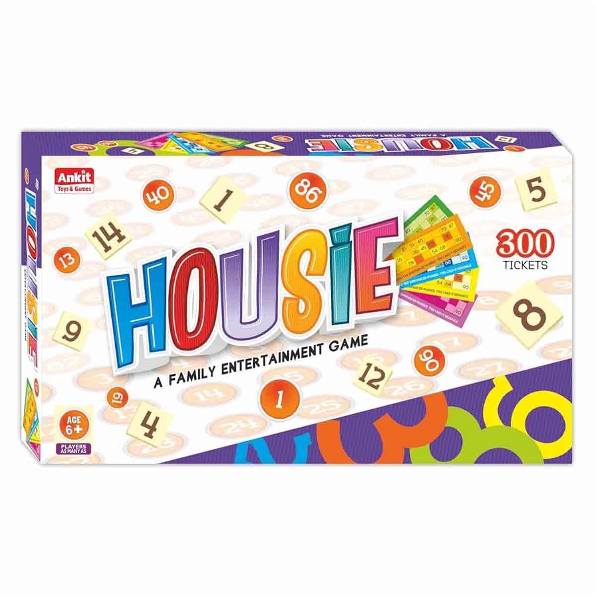 Ankit Toys Housie Bingo Game + Ravensburger Eiffel Tower & Educa Puzzle Bundle Unisex, 13+ Years