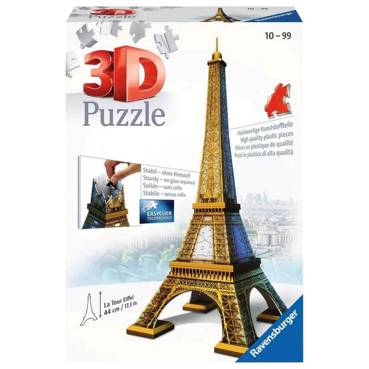 Ankit Toys Housie Bingo Game + Ravensburger Eiffel Tower & Educa Puzzle Bundle Unisex, 13+ Years