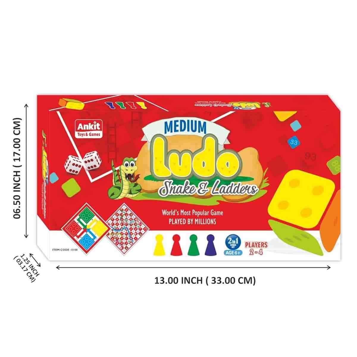 Ankit Toys Medium Ludo + Ravensburger Earth Globe & Educa Puzzle Bundle Unisex, 13+ Years