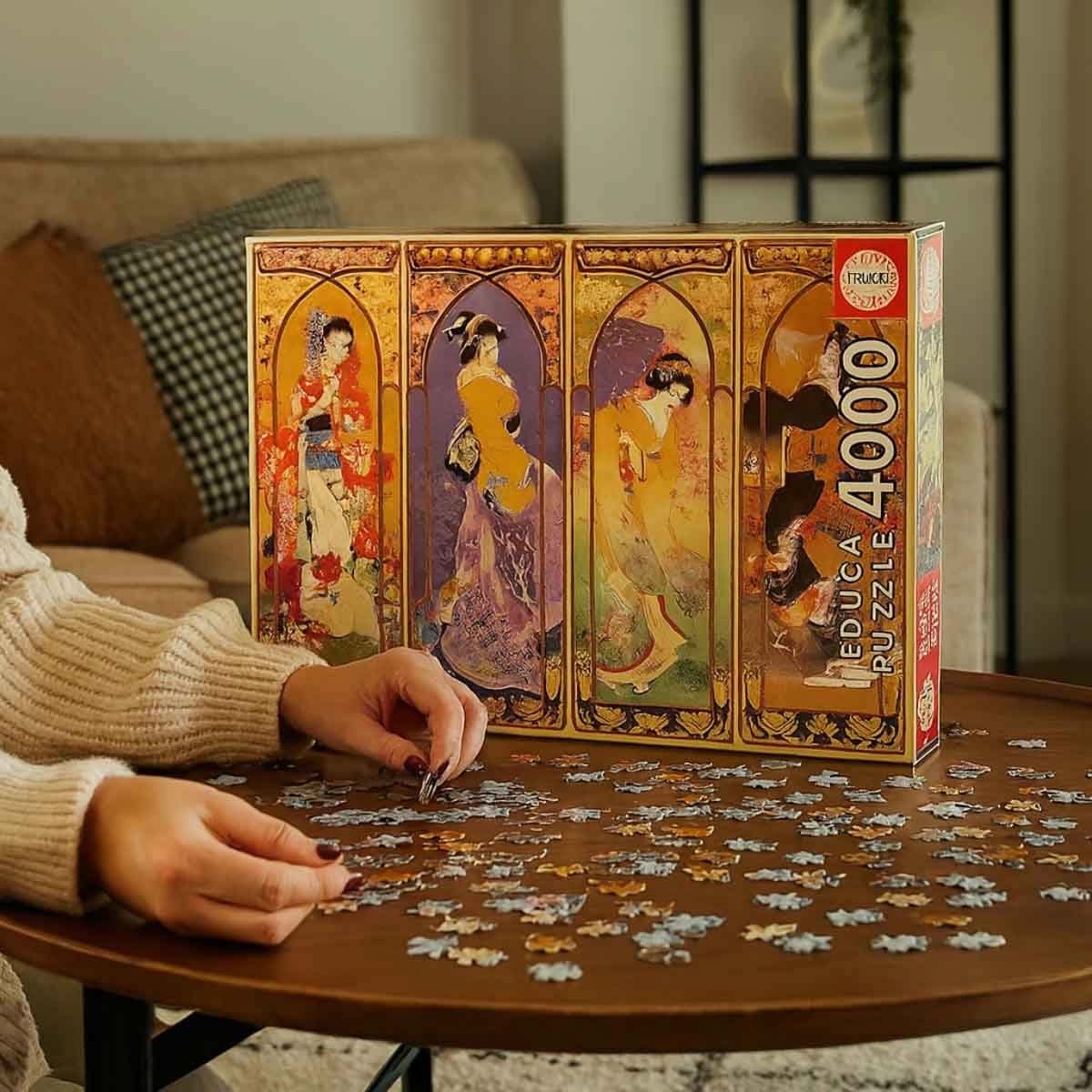 Ankit Toys Medium Ludo + Ravensburger Earth Globe & Educa Puzzle Bundle Unisex, 13+ Years