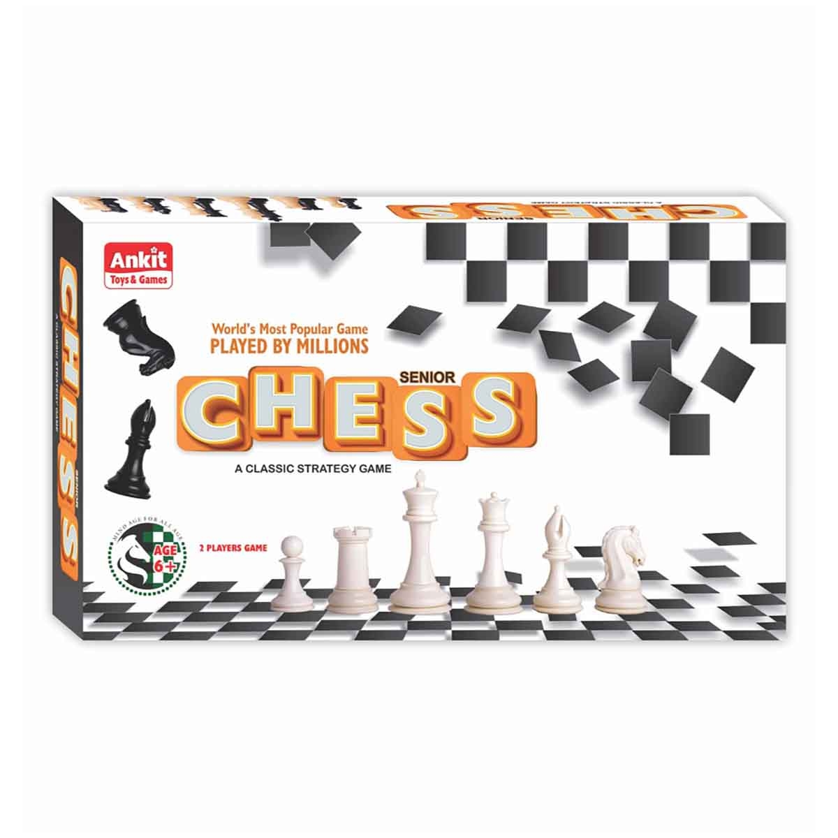 Ankit Toys Senior Chess Board Game Unisex, 5-7 Years