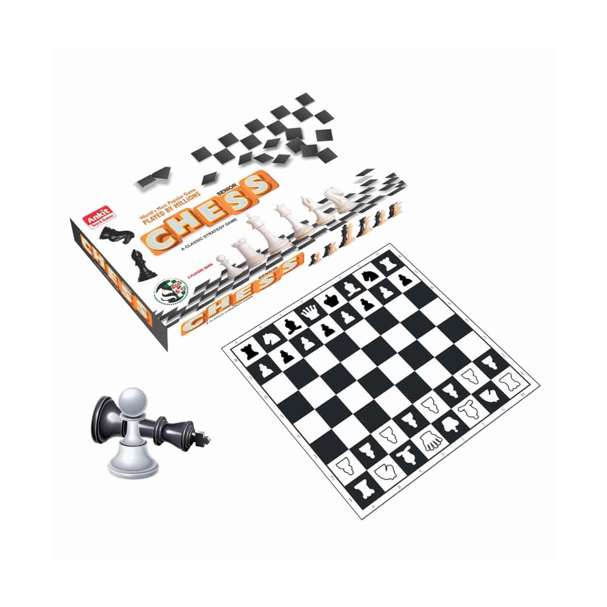 Ankit Toys Senior Chess Board Game Unisex, 5-7 Years