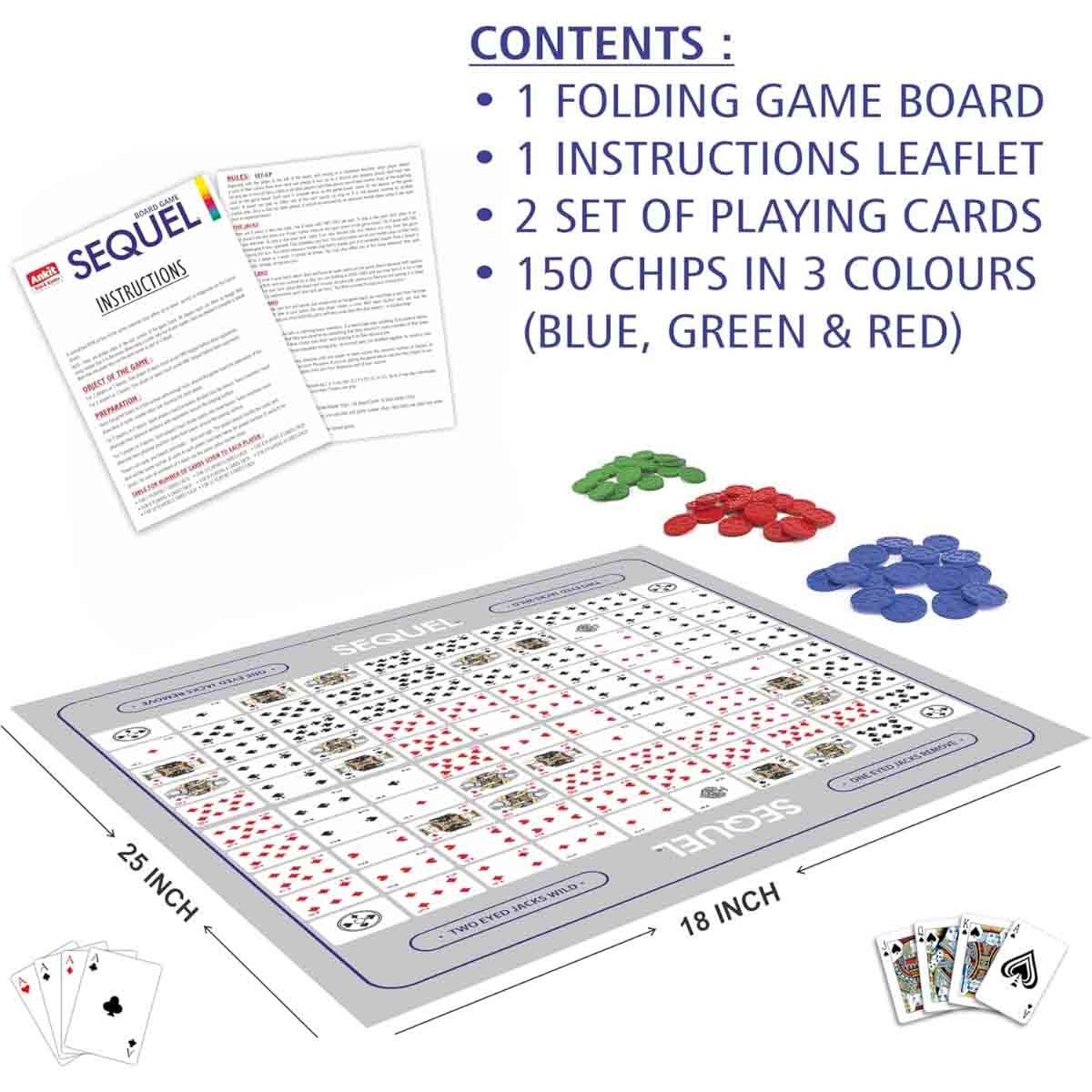 Ankit Toys Sequel Board Game Unisex, 5-7 Years